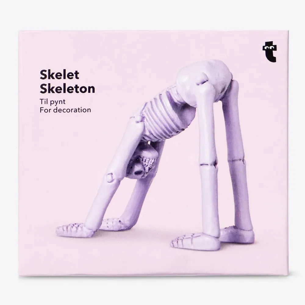 Dekorativ Lilla Skjelett