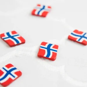 Dekorflagg Norge Tre 25 stk.