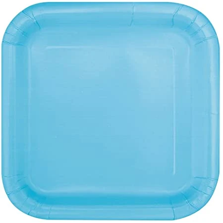 Engangsfat -Blå- 18cm, pk/16