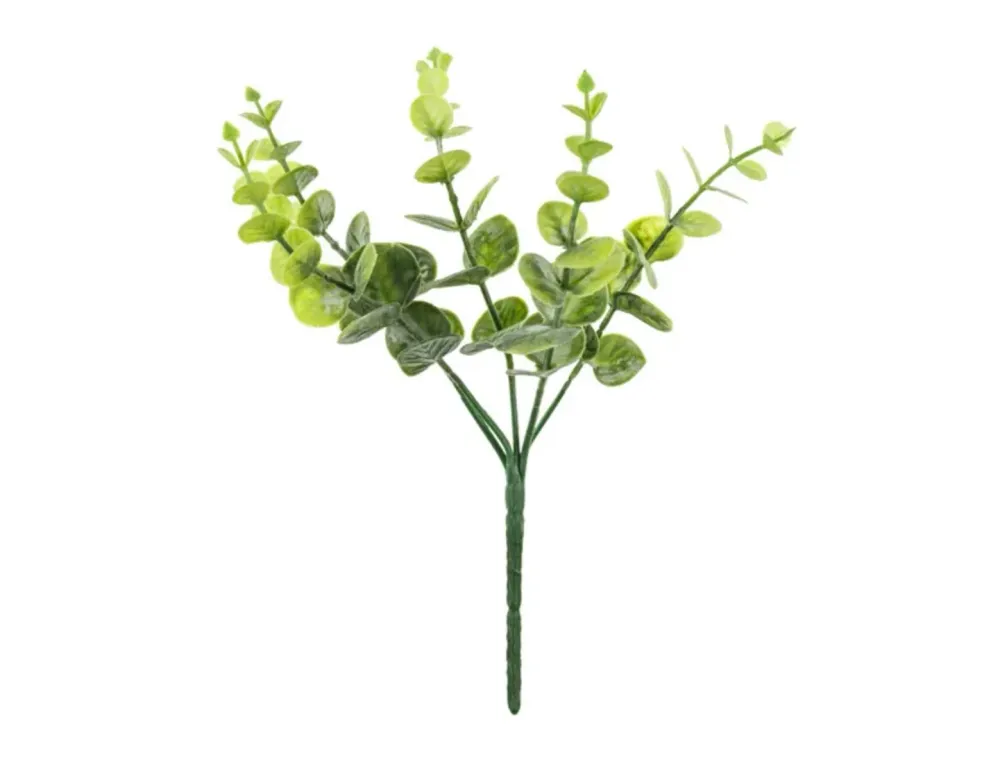 Eucalyptus plante kunstig, Eukalyptusgrener, 27cm