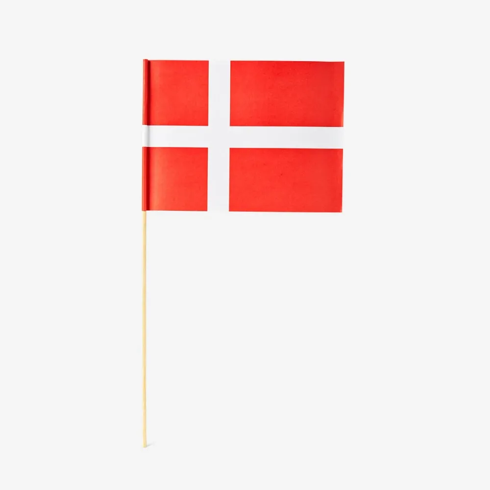 Flagg. Danmark. 6 stk
