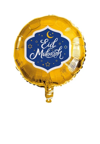 Folieballong Eid Mubarak, 45cm