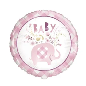 Folieballong Rosa Elefant