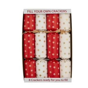 Fyll din egen Smellbonbon - 8 stk - Stjernedesign