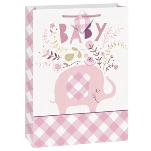 Gavepose Rosa Elefant