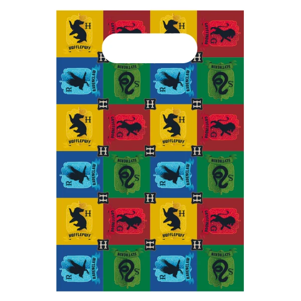 Godteposer Harry Potter -Galtvort-hus- pk/8