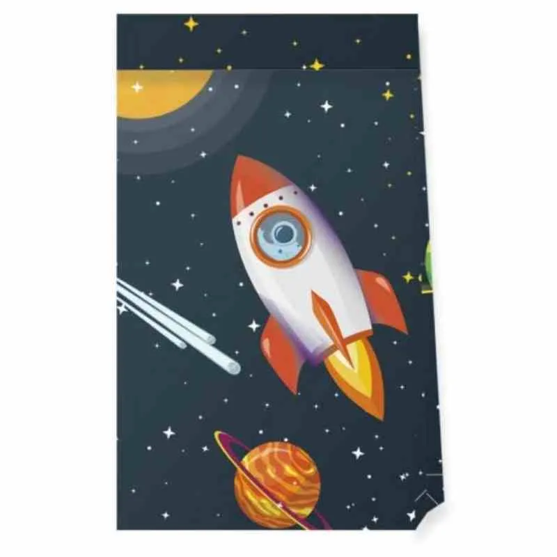 Godteposer i papir, Verdensrommet - Rocket Space, pk/4