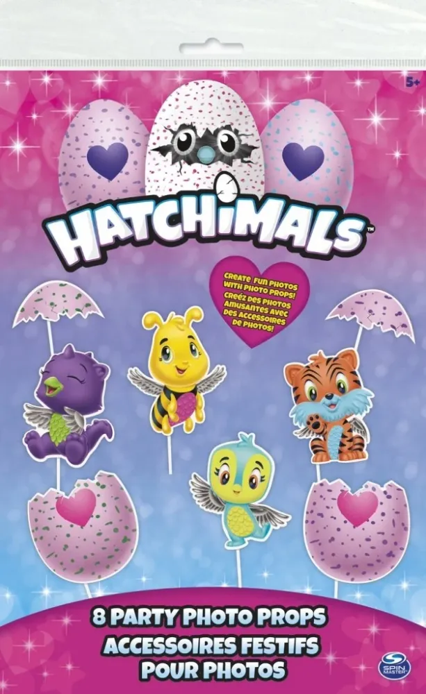 Hatchimals fotoprops på pinne pk/8