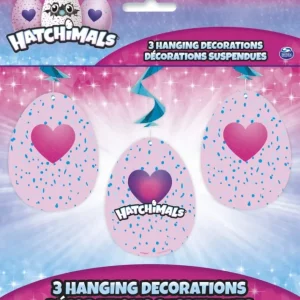 Hatchimals hengede pynt 66cm, 3 stk