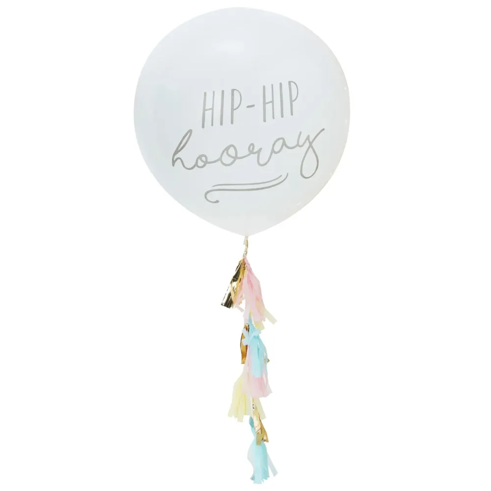 Hooray Stor Ballong m. Tassels