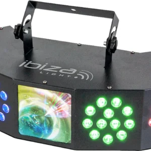 Ibiza Starwash 3-i-1 Disco lys med DMX