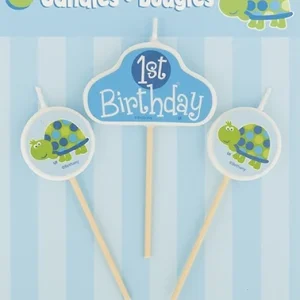 Kakelys til 1årsdag, blå