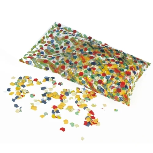 Konfetti til pinata, flerfarget, 100 gram