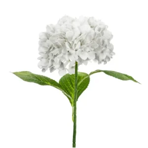 Kunstig Hortensia, Premium - Hvit