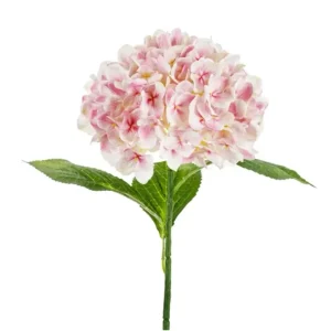 Kunstig Hortensia, Premium - Lys Rosa