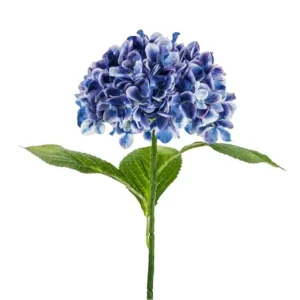 Kunstig Hortensia, Premium - Marineblå