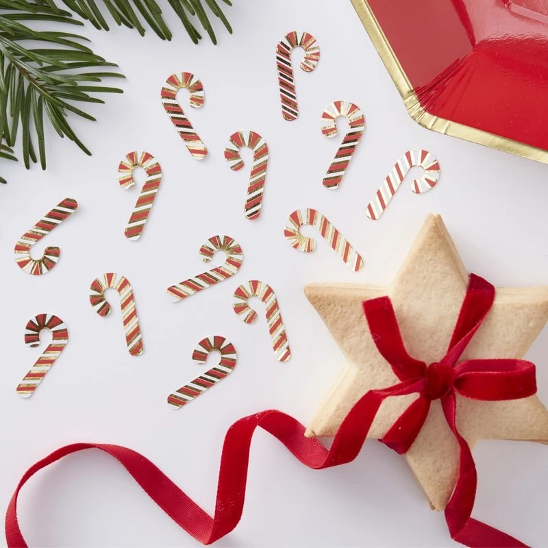 Merry and Bright Mini Polkagris Konfetti 14 g.