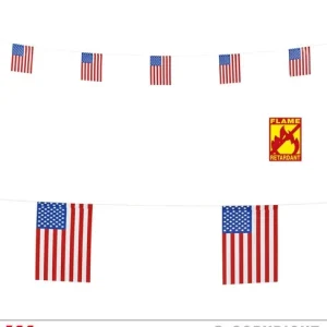 6 meter flaggrekke USA
