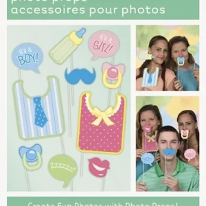 Morsom fotodekor til babyshower