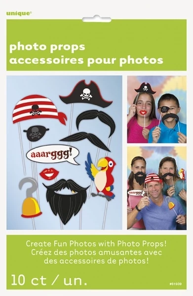 Morsom fotodekor til piratfest