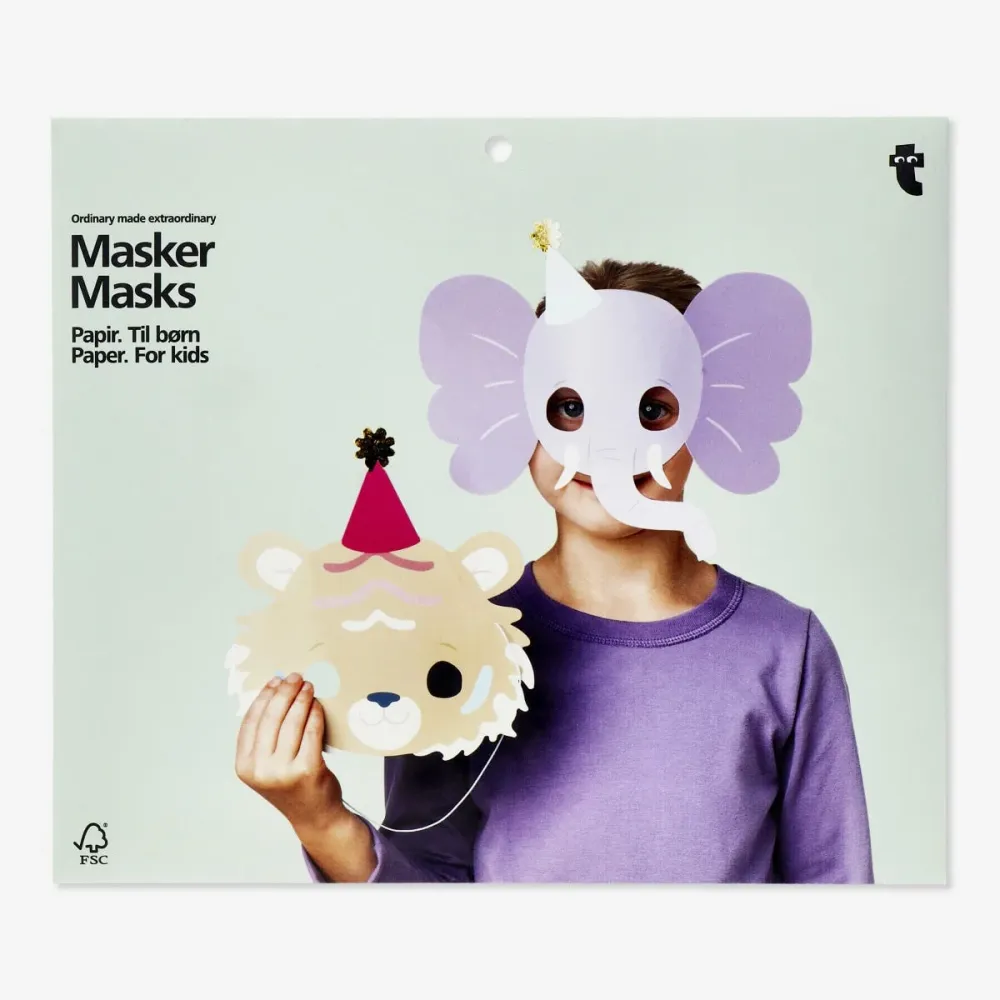 Papirmasker. barn