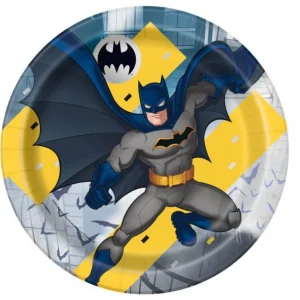 Papptallerken Batman pk/8