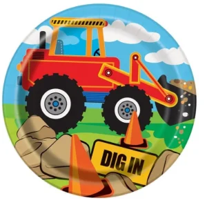 Papptallerken -Gravearbeid- 17cm pk/8