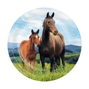 Papptallerken -Hester- 17,4cm pk/8