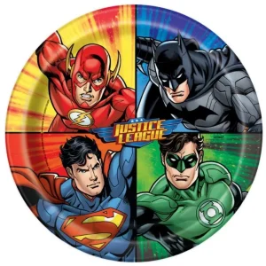Papptallerken Justice League pk/8