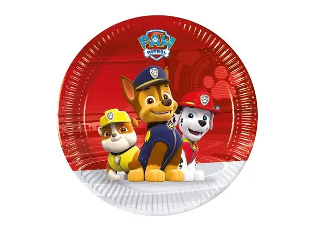 Papptallerken -Paw Patrol- 20cm, pk/8