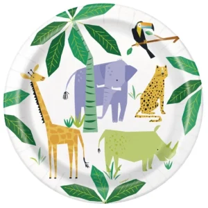 Papptallerken -Safari- pk/8