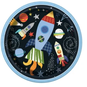 Papptallerken verdensrommet – Outer Space-, pk/8
