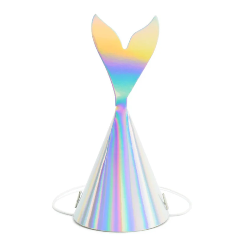 Partyhatter Havfrue 6 stk