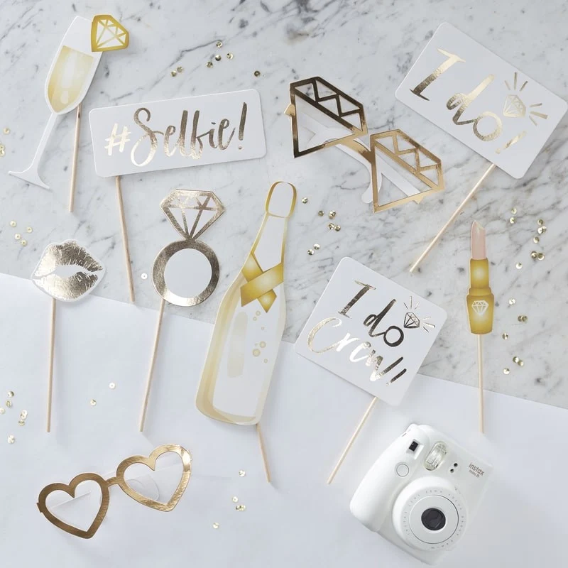 Photo Booth Props "I Do Crew"