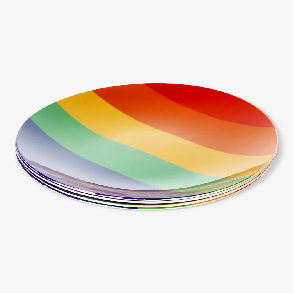 Plasttallerkener. 4 stk