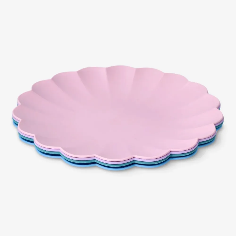 Plasttallerkener. 4 stk