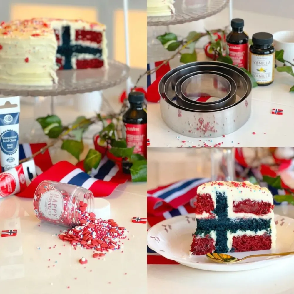 Produktpakke til flaggkake