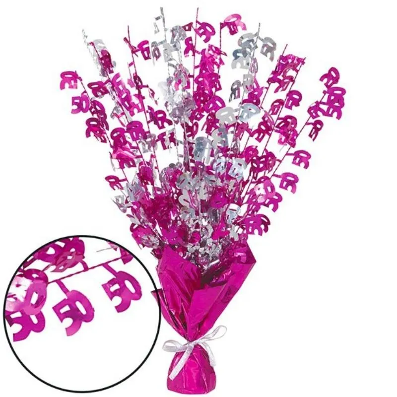 Rosa bordpynt med 50-tall