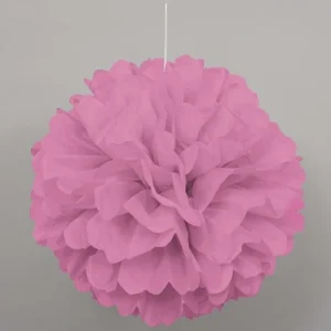 Rosa takdekor "ball", ca 40cm
