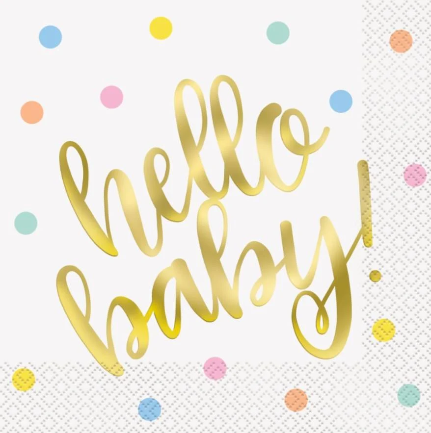 Servietter Hello Baby pk/16