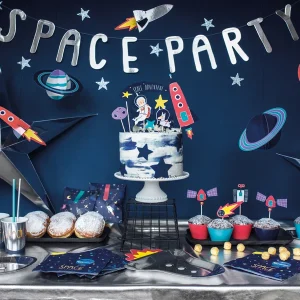 Space Party Banner 13 x 96 cm