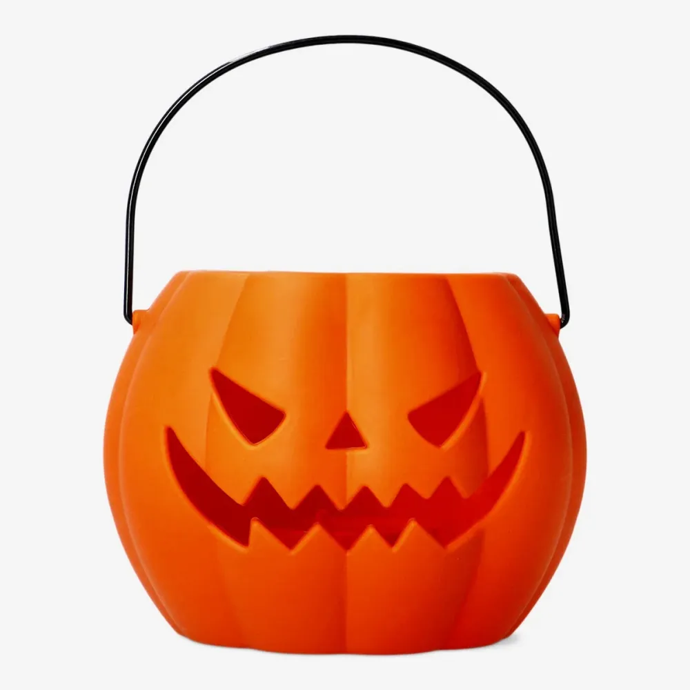 Trick-or-Treat Gresskarformet Bøtte med Lyd