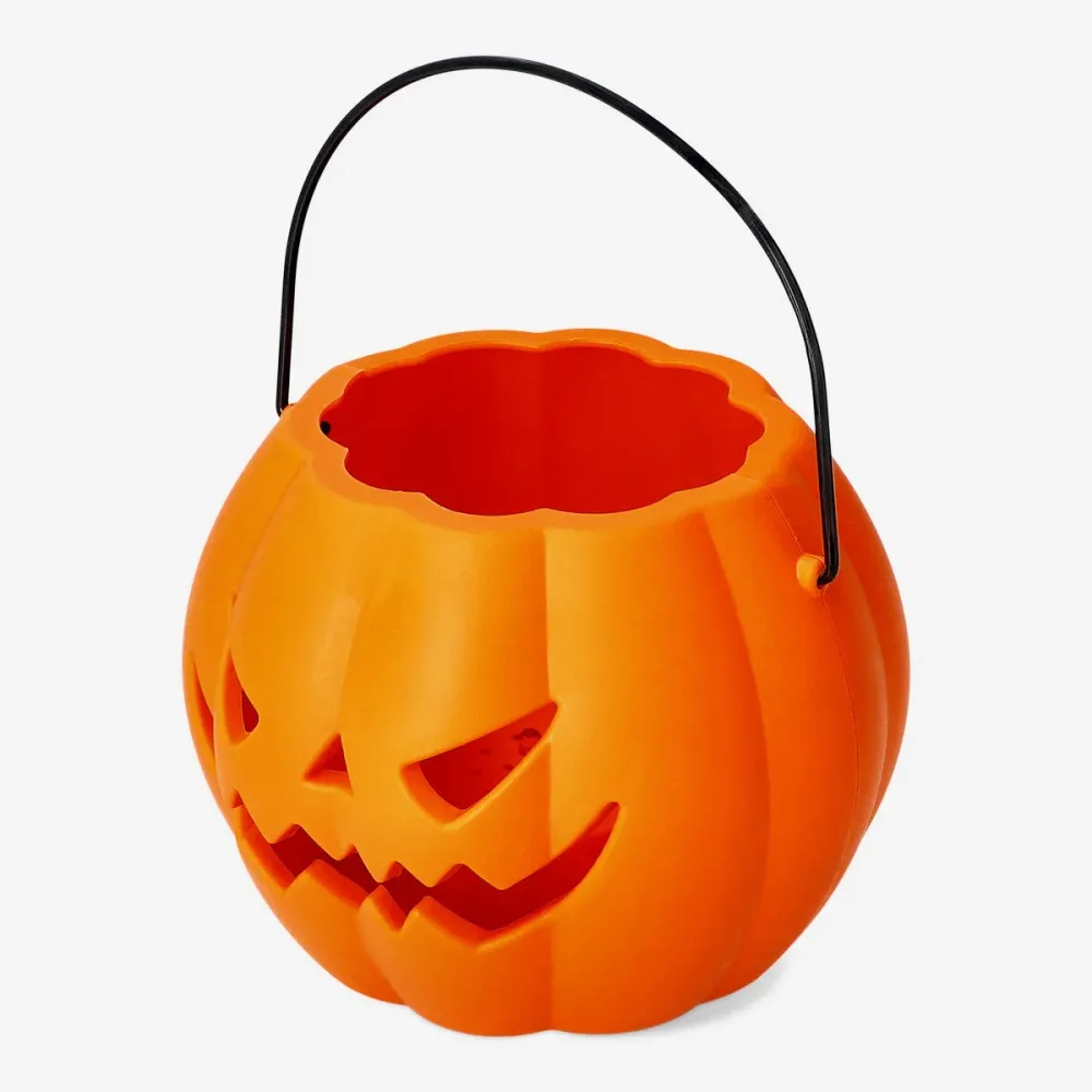 Trick-or-Treat Gresskarformet Bøtte med Lyd