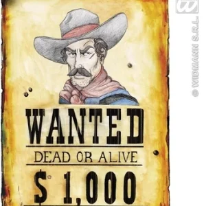 Wanted - papir-plakat