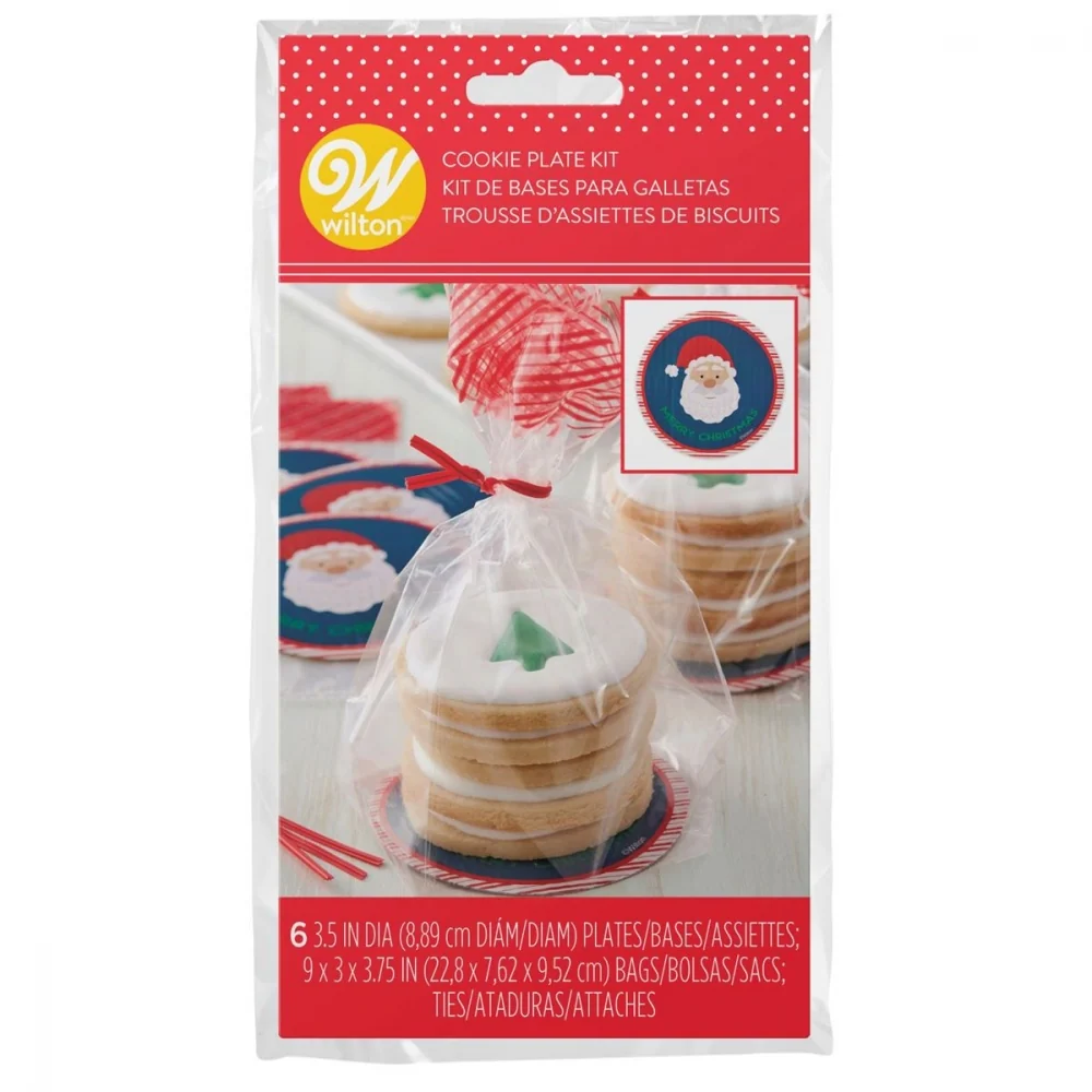 Wilton Gaveposer med kjeksplate, pk/6