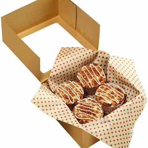 Wilton Innleggspapir til gaveesker, Prikker, pk/20