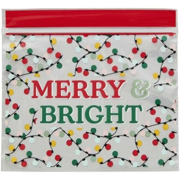 Wilton Treat Bag -Merry and Bright- pk/20