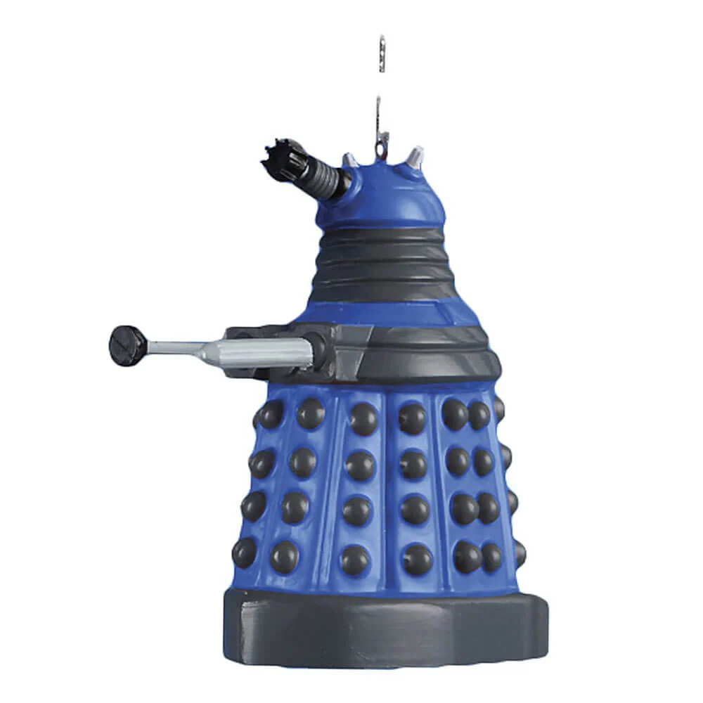 Doctor Who 2,5 "Dalek (Blue) Blow Mold Christmas Ornament
