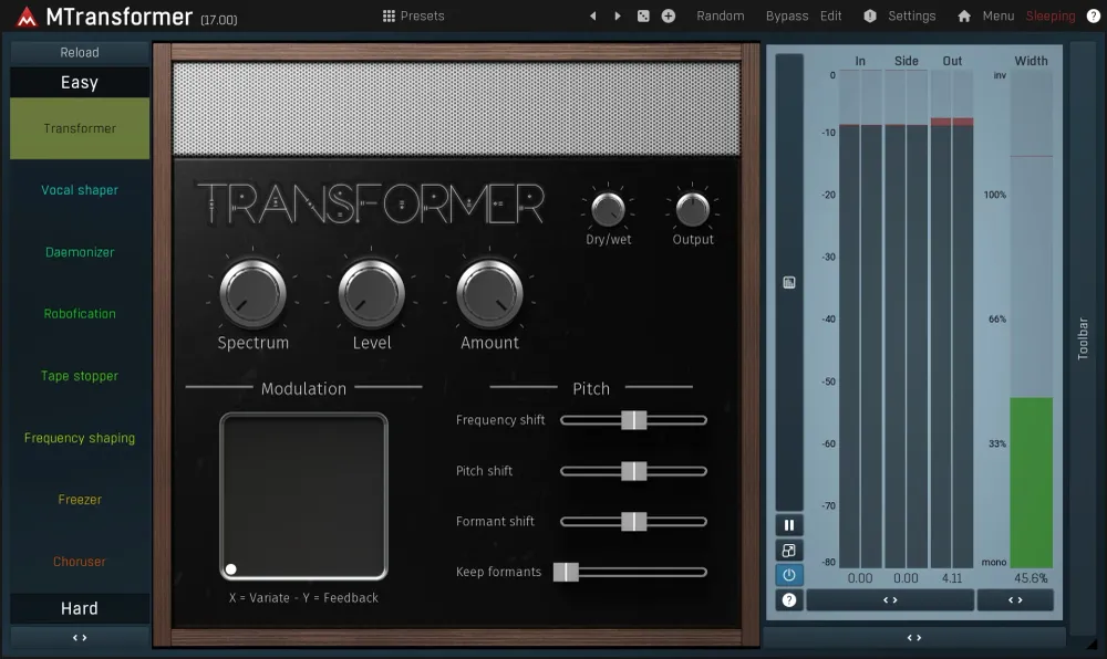 Melda MTransformer