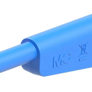 Isolasjon bananplugg KT-SL-4-46 Ø4mm BLÅ 2,5mm ledning/SLQ-4x +SLM-4x